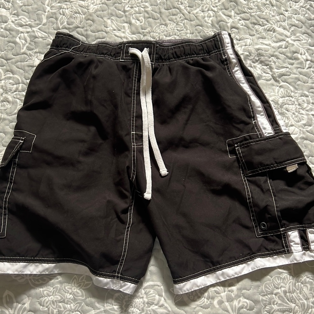 Sonoma black men’s bathing suit - large